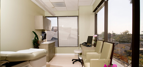 Comfortable and spacious testing room